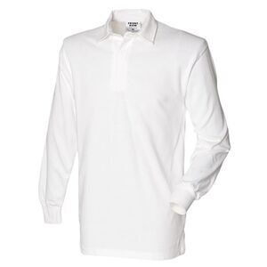Front Row Mens Original Rugby Shirt / White